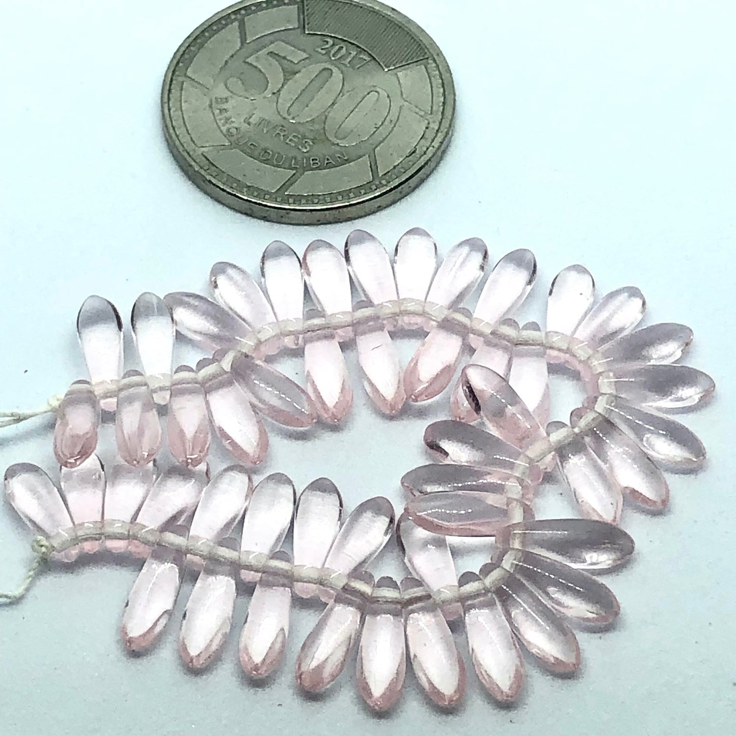 3X11mm Dagger Transparent Pink