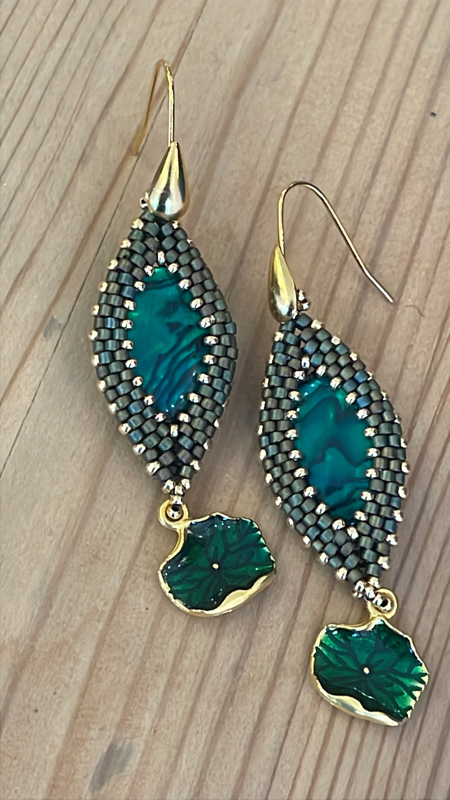 Gold Plated Earwire with Teardrop