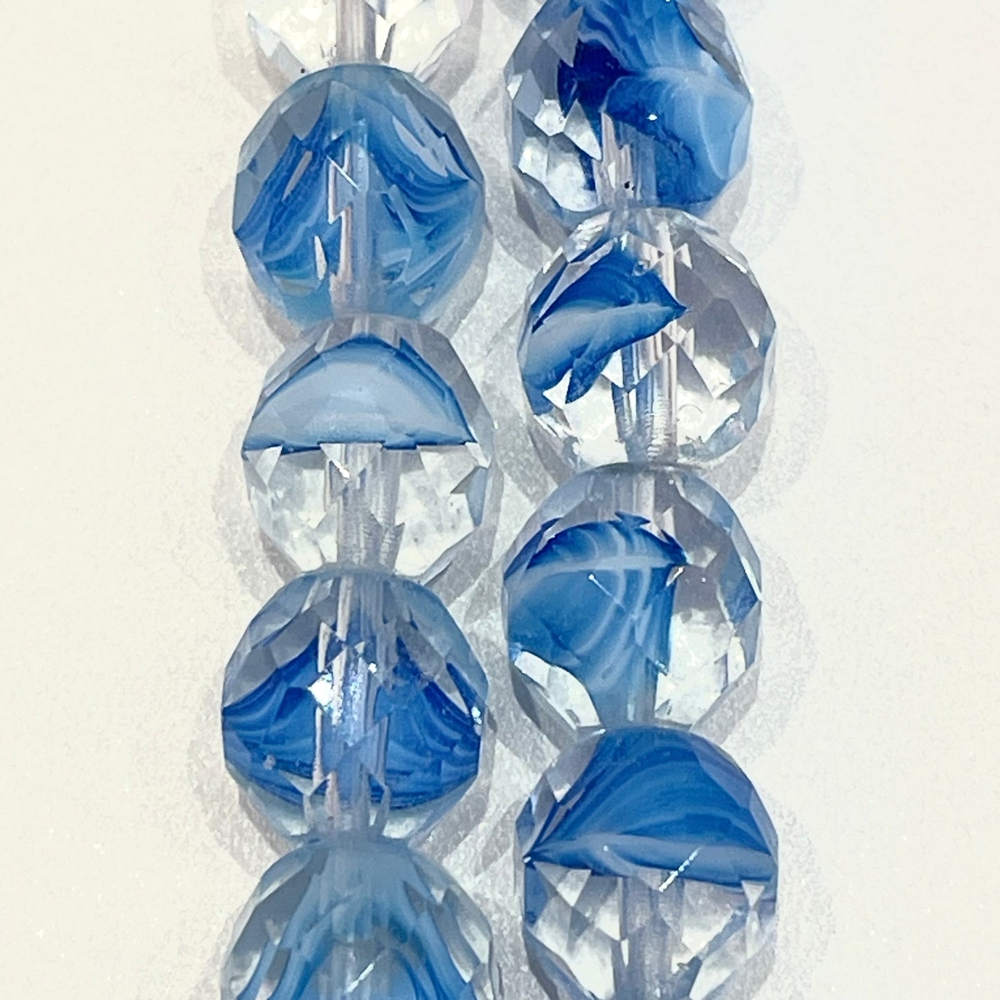 10mm Blue Swirl