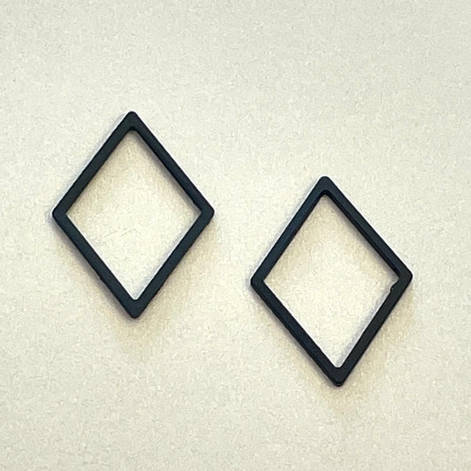 Matte Black Bead Frames