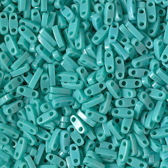 #412 Quarter Tila Opaque Turquoise