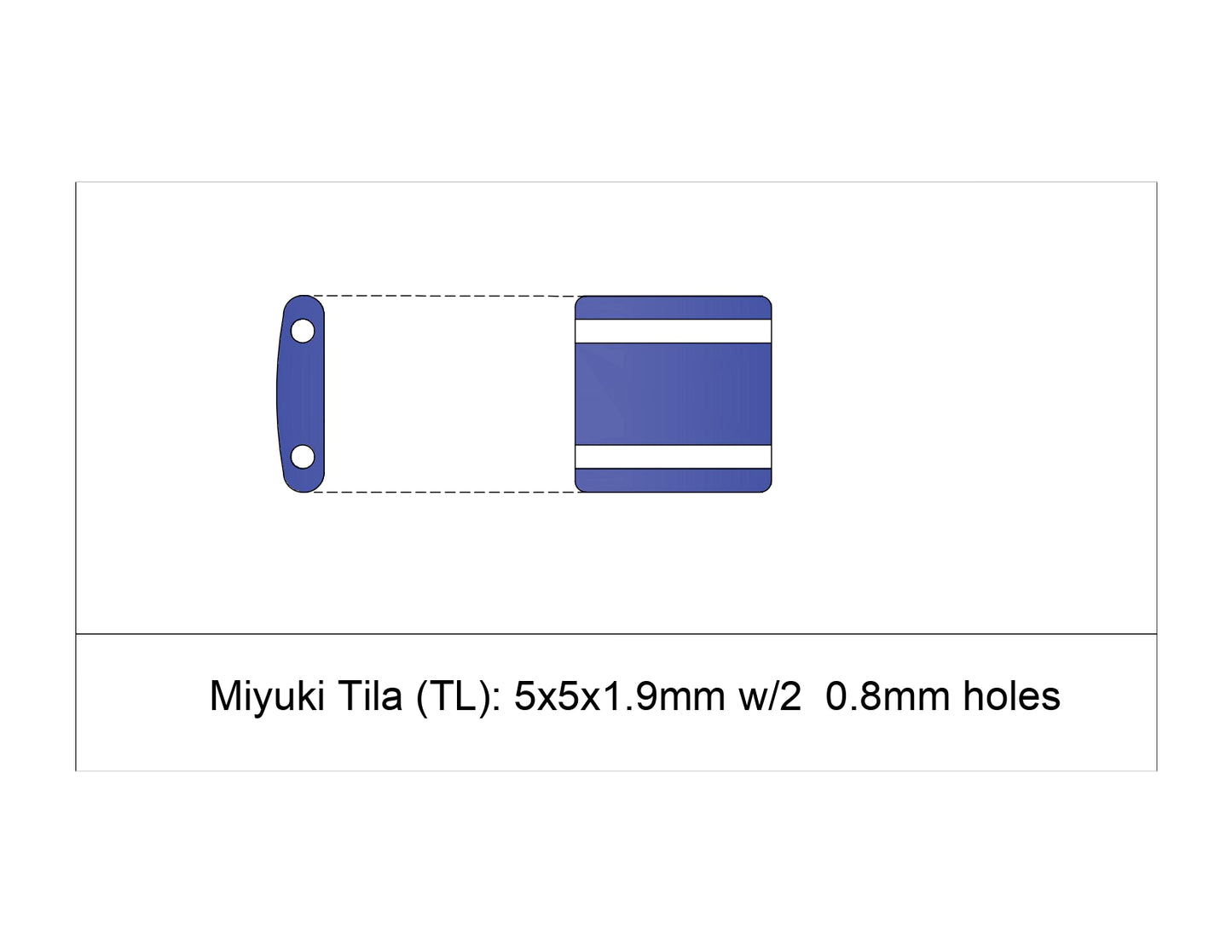 #483 Tila Opaque Periwinkle AB