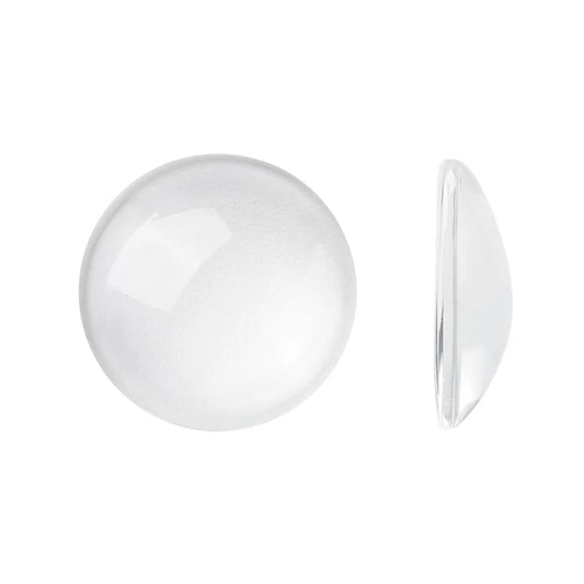 20mm Preciosa Clear Cabochon