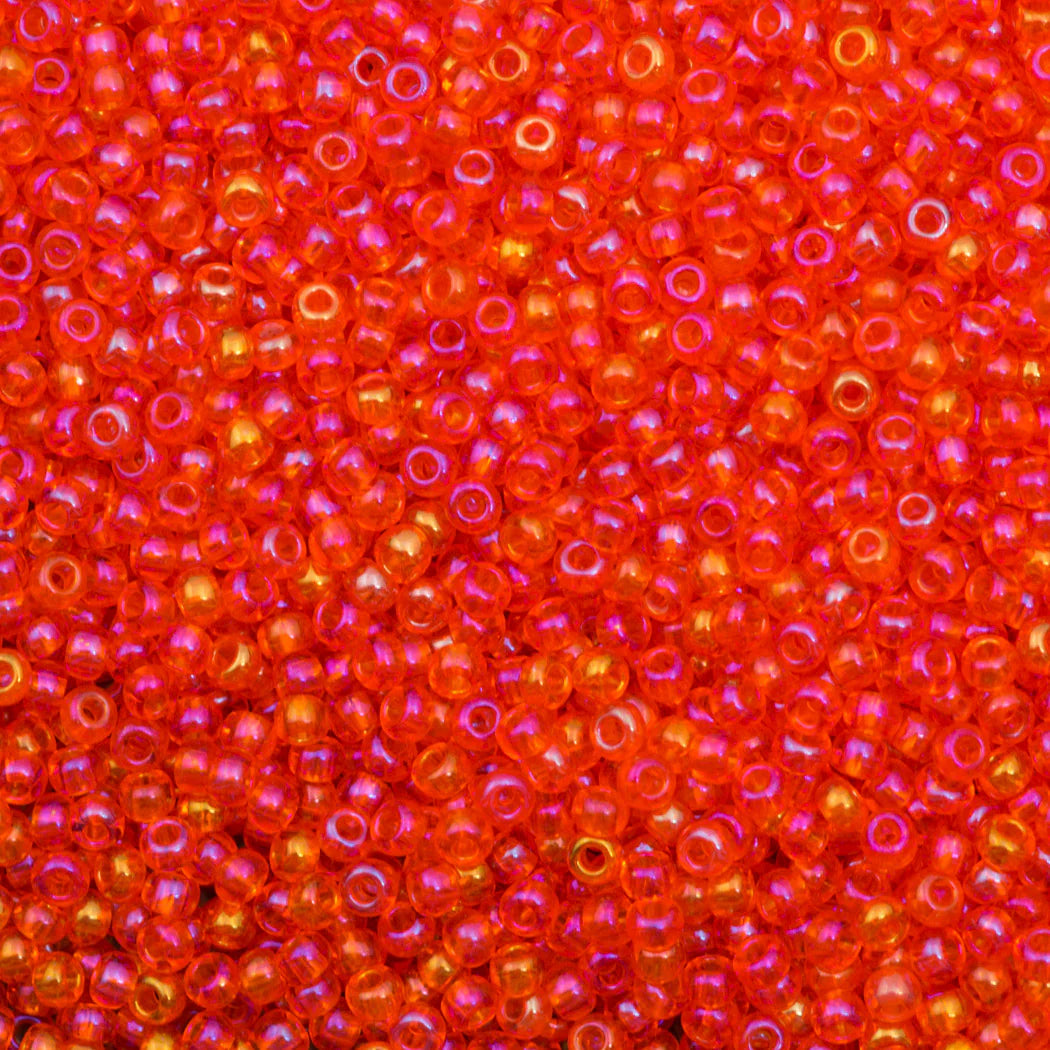 91030 Transparent Orange Iris 11* 10 grams