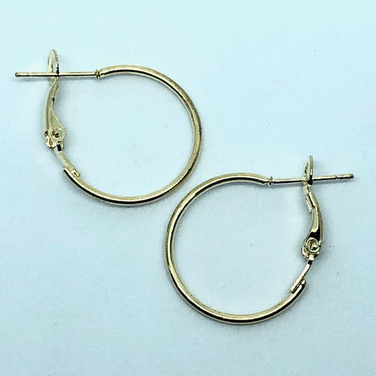 20mm Hoop Earring Light Gold