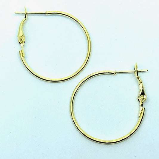 25mm Hoop Earring Gold