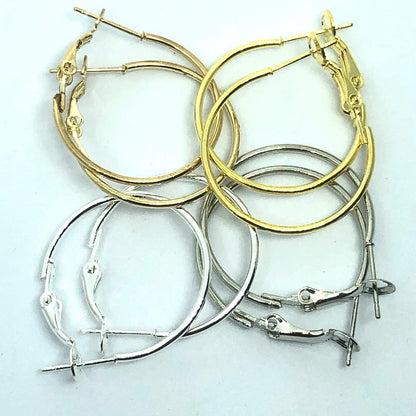 25mm Hoop Earring Gold