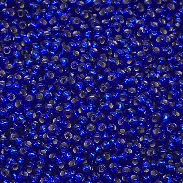 37080 Silver Lined Cobalt 11* 10 grams