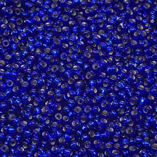 37080 Silver Lined Cobalt 11* 10 grams