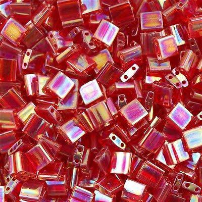 #254 Tila Transparent Red AB