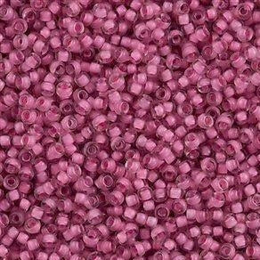 #1931 Semi Frosted Light Raspberry Lined Crystal 11*