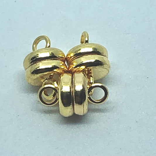 6mm Gold Plated Magnetic Clasp