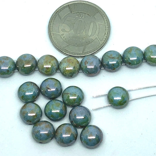 8mm Candy Bead Lazure Blue