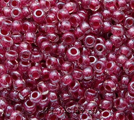 38898 Dark Pink Lined 11* 10 grams