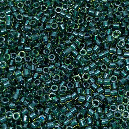 DB919 Sparkling Dark Teal Lined Crystal