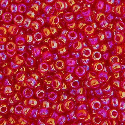 #254 Transparent Red AB 11*