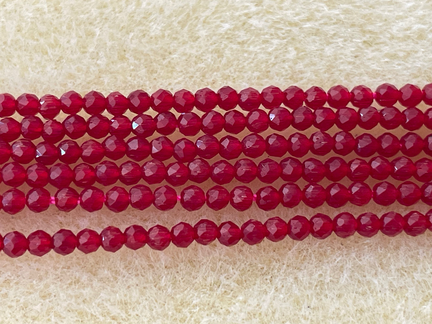 Small Medium Faceted Beads