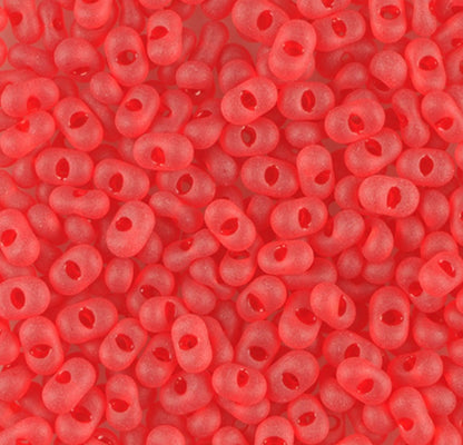 90070 Matte Transparent Red 3.2X6.5mm Farfalle 15 grams