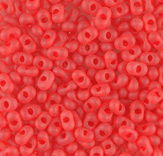 90070 Matte Transparent Red 3.2X6.5mm Farfalle 15 grams