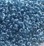 48035 Crystal Blue Luster 2X4mm Farfalle 10 grams