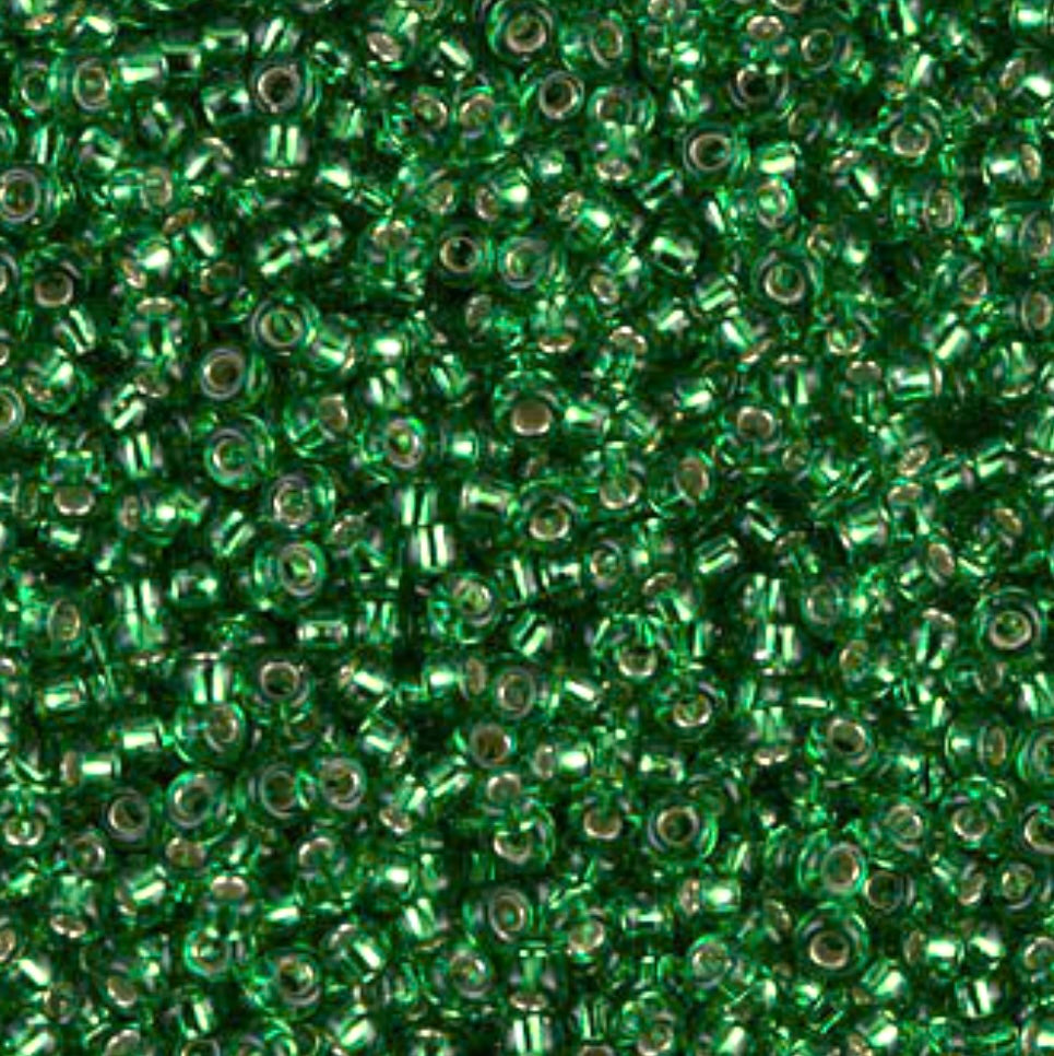 #16 Silver Lined Green 11*