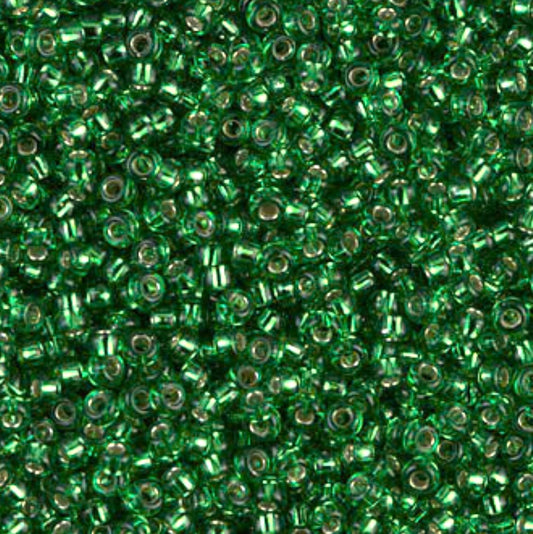 #16 Silver Lined Green 11*