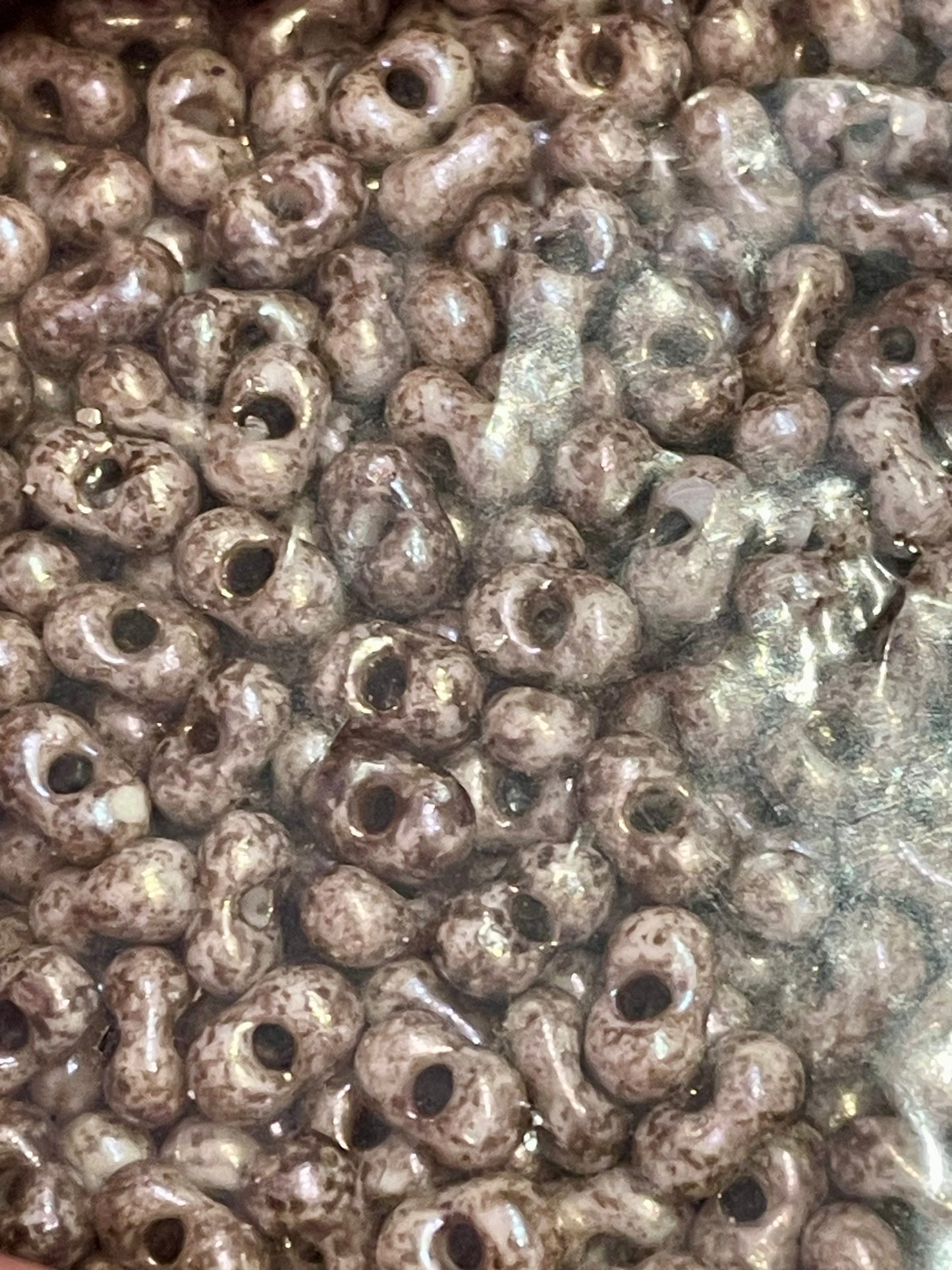 26341 Opaque Grey Stone 3.2X6.5mm Farfalle 15 grams