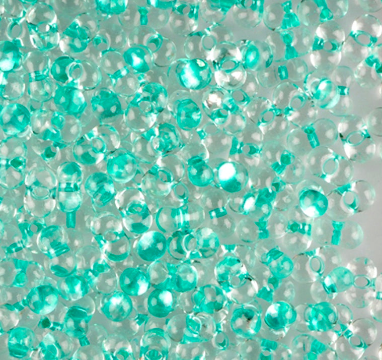 38958 Green Lined 3.2X6.5mm Farfalle 15 grams