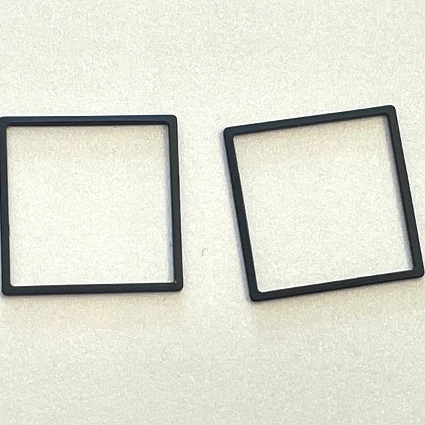 Matte Black Bead Frames