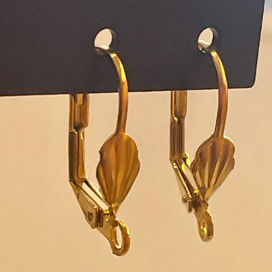 Shell Leverback Earrings