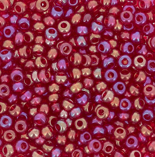 91090 Transparent Ruby Red Iris 11* 10 grams