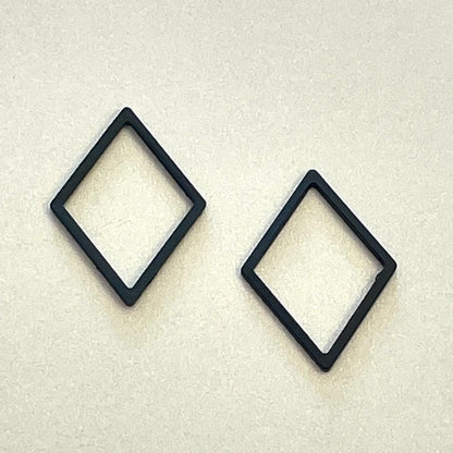 Matte Black Bead Frames