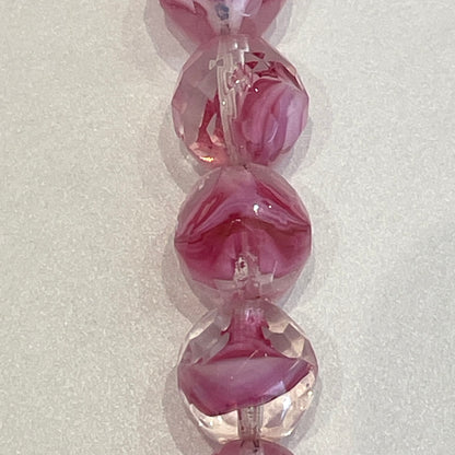 12mm Pink Swirl