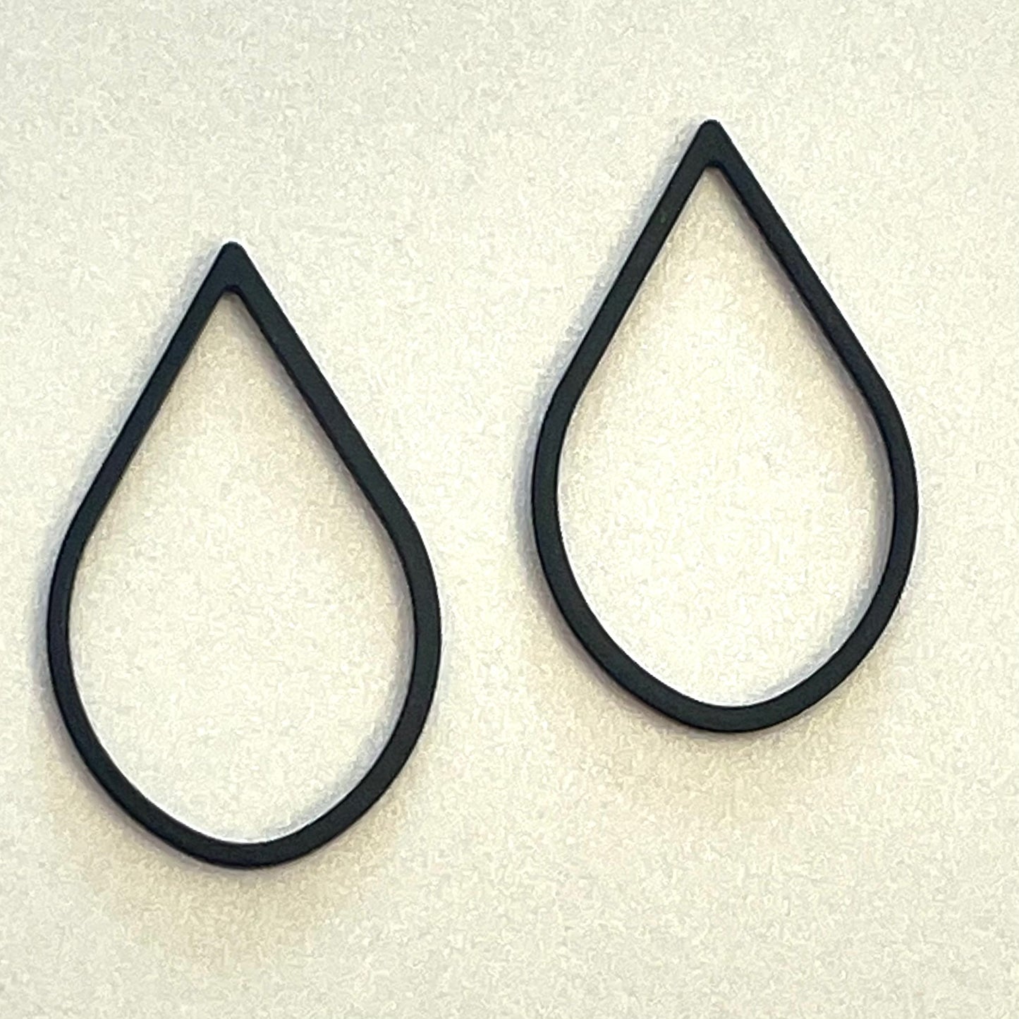 Matte Black Bead Frames