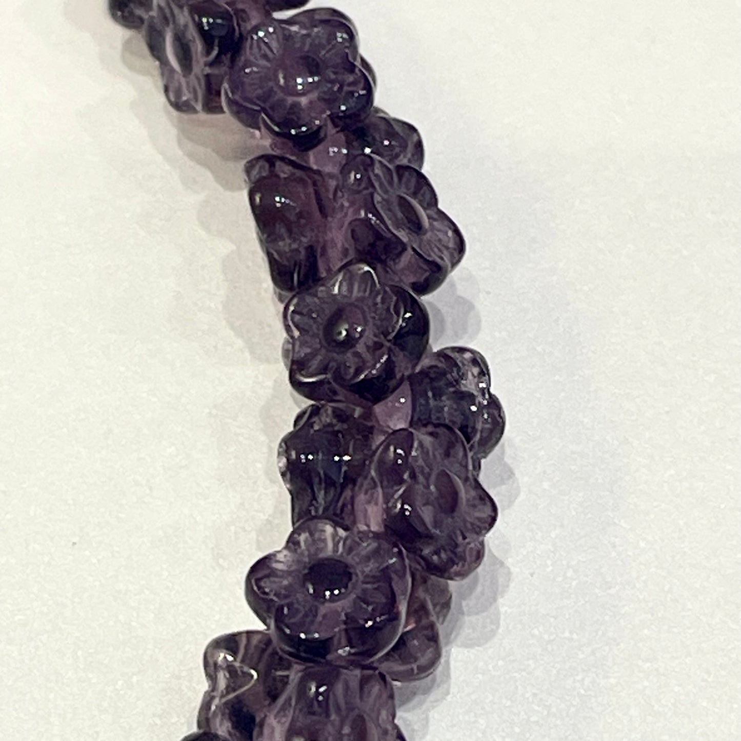7mm Bell Flowers Amethyst