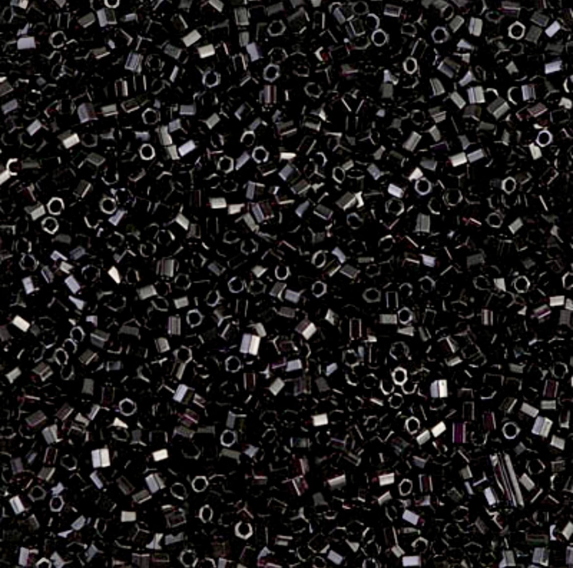 #401 HEX Opaque Black 15*