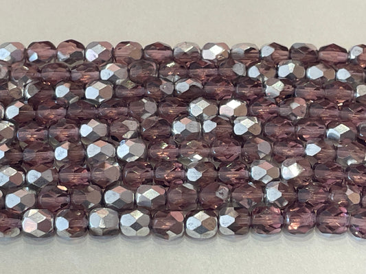6mm Amethyst Silver