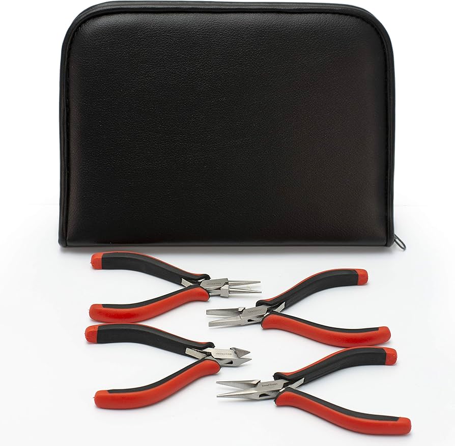 4 Piece Plier SET with case