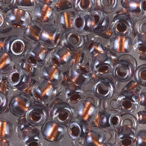 #3206 Magic Copper Plum Lined Crystal 6*