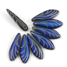 Dagger 5X16mm Crystal Laser Wing Etched Matte AB