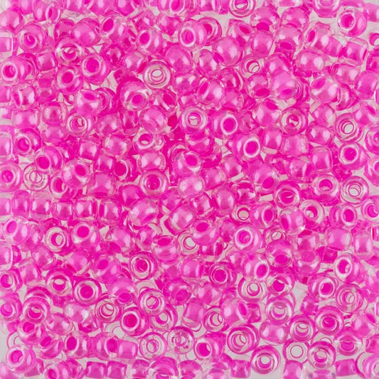 38877 Dark Pink Lined Crystal 11* 10 grams