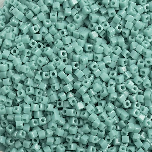 #412 Opaque Turquoise 1.8mm Cube