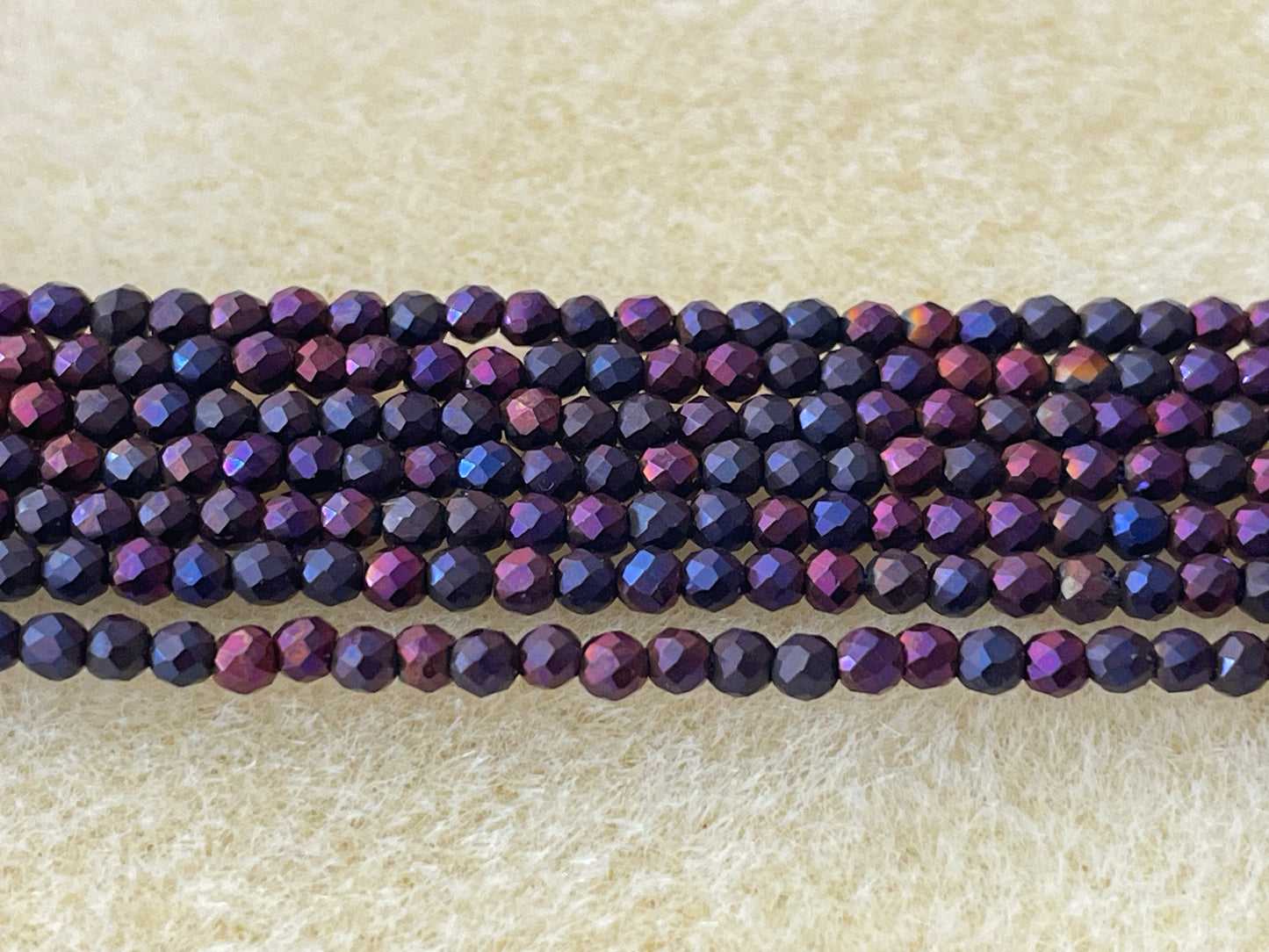 Small Medium Faceted Beads