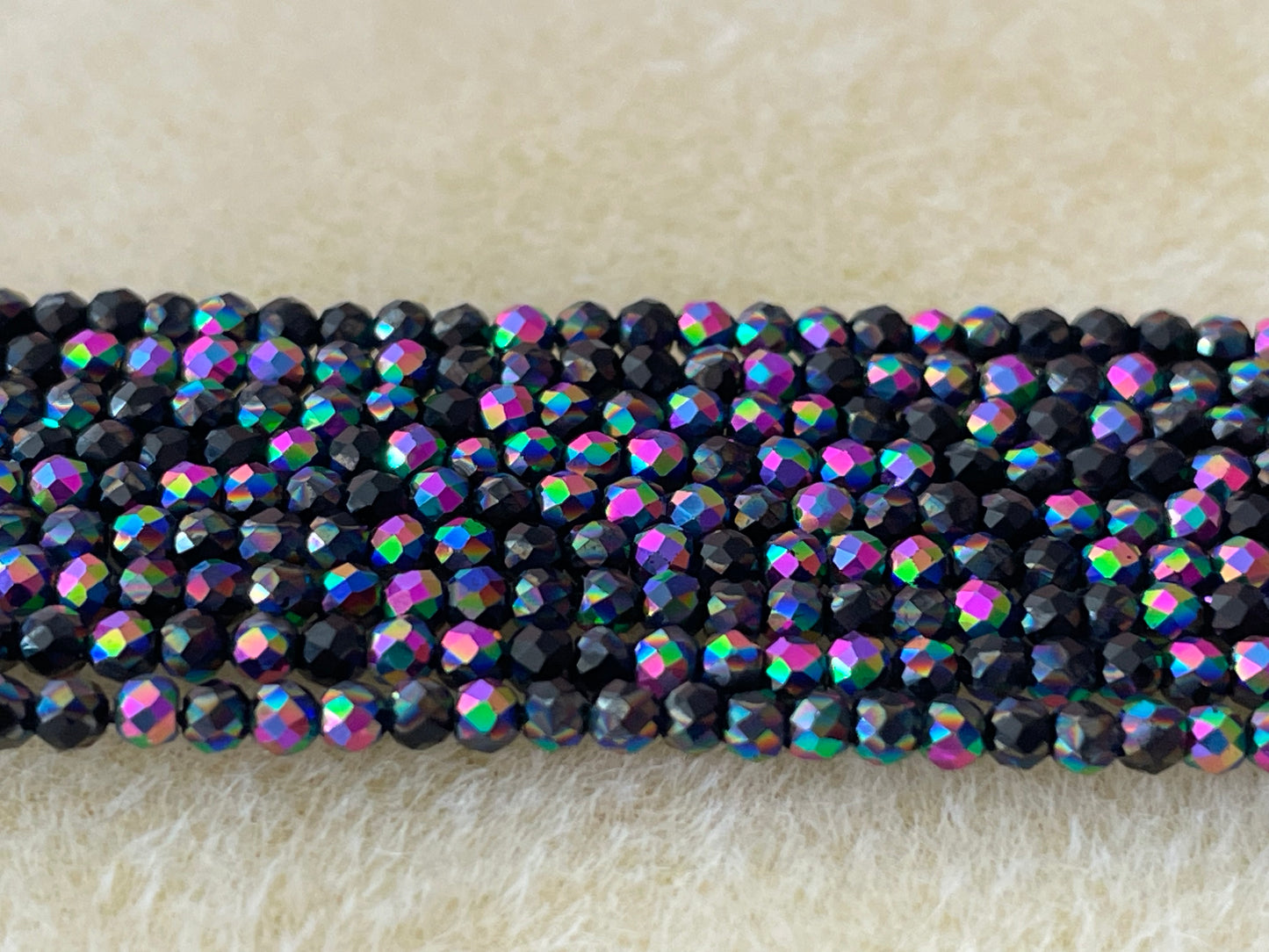 Small Medium Faceted Beads
