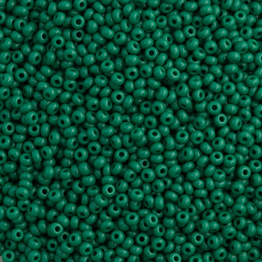 53240 Opaque Dark Leaf Green 11* 10 grams