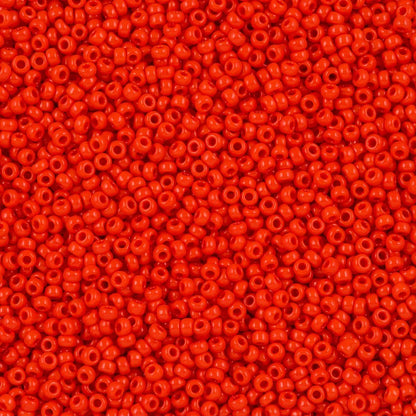 #407 Opaque Vermillion Red 11*