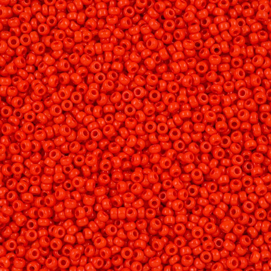 #407 Opaque Vermillion Red 11*